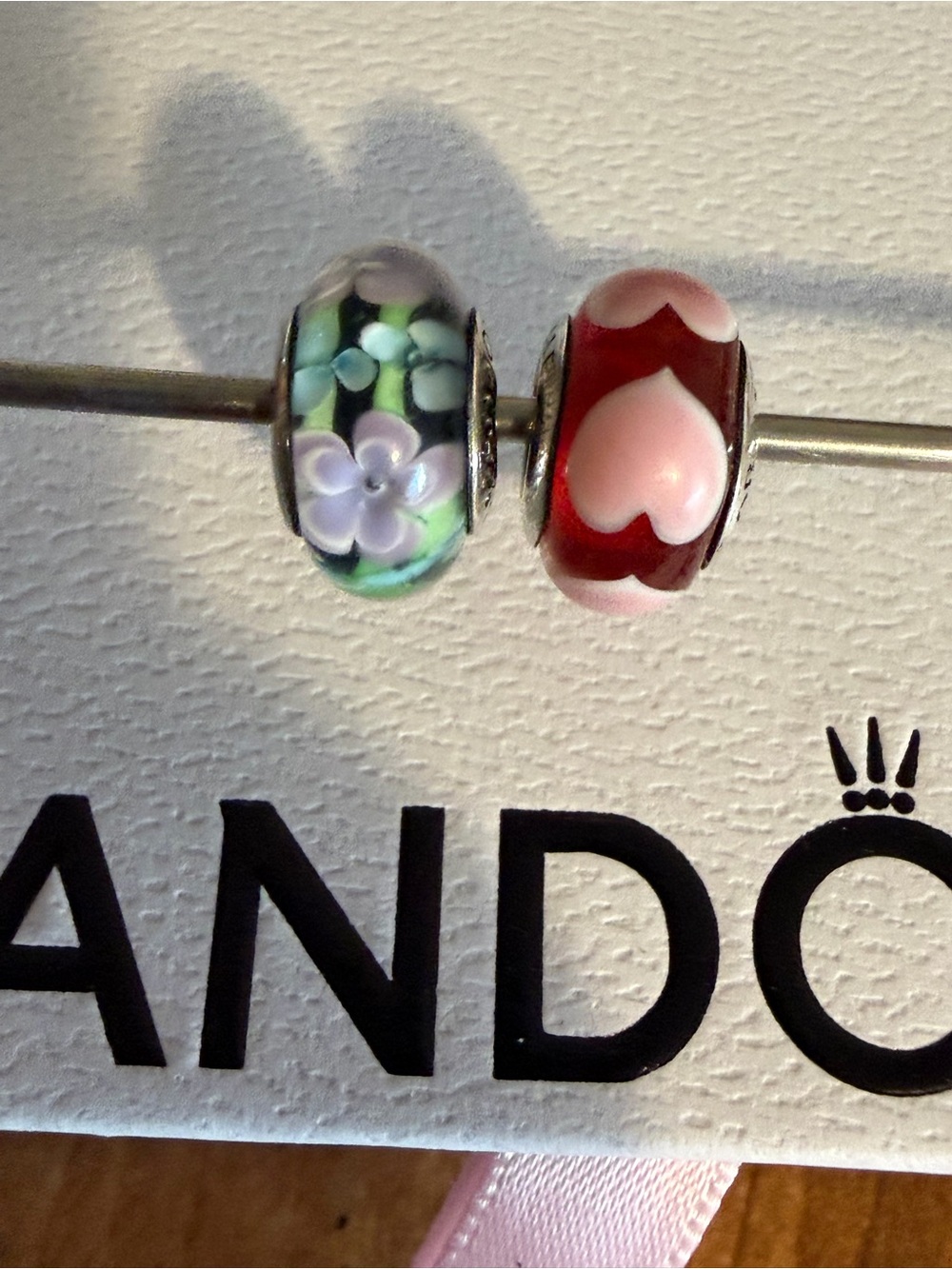 Pandora STUNNING Murano Charm Bundle
